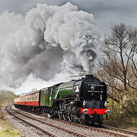 Buy canvas prints of Tornado storming through the Nene Valley by Ian Duffield