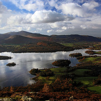 Buy canvas prints of View from Walla Crag by Ian Duffield