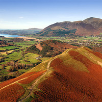 Buy canvas prints of Stunning view from Catbells to Bassenthwaite by Ian Duffield