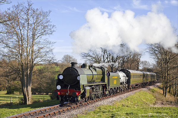 Southern local steam train in Sussex. Picture Board by Ian Duffield