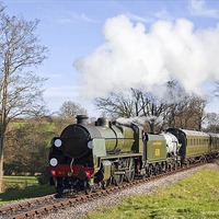 Buy canvas prints of Southern local steam train in Sussex. by Ian Duffield
