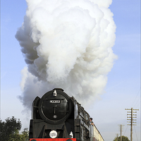 Buy canvas prints of Full steam ahead. by Ian Duffield
