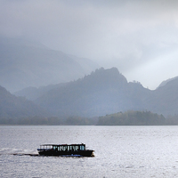 Buy canvas prints of On Derwentwater - Ahead of the weather. by Ian Duffield