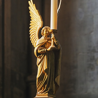 Buy canvas prints of  Angelic Candle by Ian Duffield