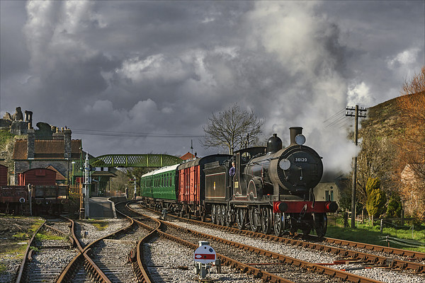  Running ahead of the storm Picture Board by Ian Duffield