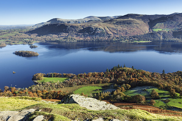  View East from Catbells Picture Board by Ian Duffield