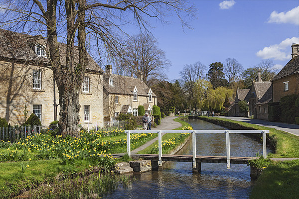 Lower Slaughter in Spring  Picture Board by Ian Duffield