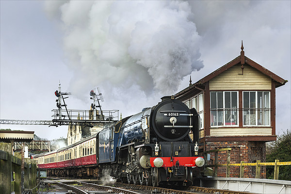  Tornado passing Wansford Signal box Picture Board by Ian Duffield
