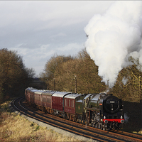 Buy canvas prints of  Oliver Cromwell on express passenger duty by Ian Duffield
