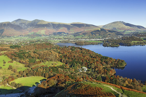  From Catbells to Skiddaw and Blencathra. Picture Board by Ian Duffield