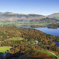 Buy canvas prints of  From Catbells to Skiddaw and Blencathra. by Ian Duffield