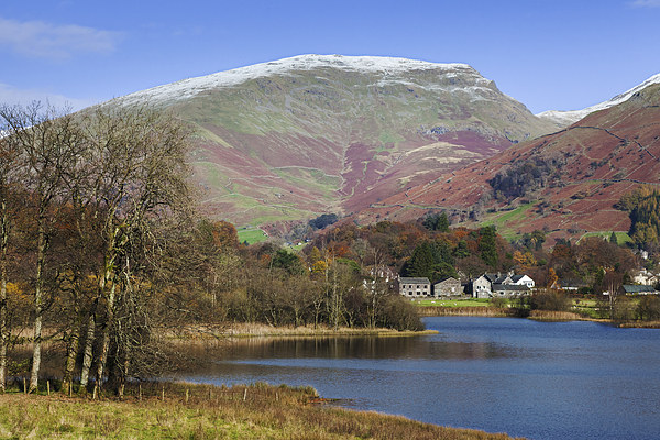  Tranquil Grasmere and the fells beyond Picture Board by Ian Duffield