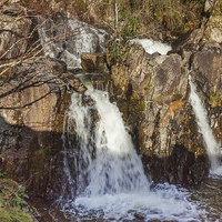 Buy canvas prints of  Waterfall at Stickle Ghyll by Ian Duffield