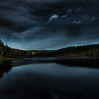 Buy canvas prints of The Haunting Lake Osmotherly by Paul Harrow