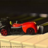 Buy canvas prints of Car Toy on the Piano by Telmo Zaldivar Jr