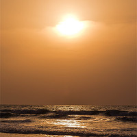 Buy canvas prints of sunset beach by Telmo Zaldivar Jr