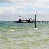 Buy canvas prints of Florida fishing pier by Regis Yaworski