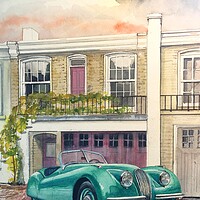 Buy canvas prints of Building doorwindows by John Lowerson