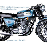 Buy canvas prints of A 1960's British Motorcycle by John Lowerson