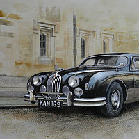Buy canvas prints of A particular Jaguar by John Lowerson