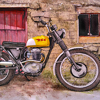 Buy canvas prints of BSA Victor by John Lowerson