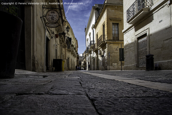 streets of Lecce      Picture Board by Ferenc Verebélyi