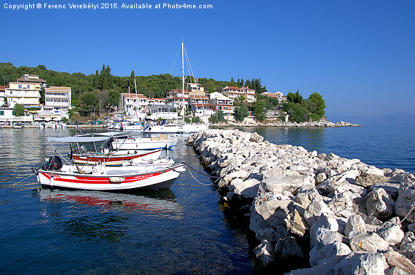  Kassiopi port     Picture Board by Ferenc Verebélyi