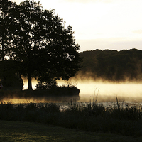 Buy canvas prints of Morning Lake Scene by Alan Harman