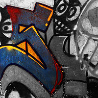 Buy canvas prints of Graffiti 1 by Alan Harman