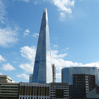 Buy canvas prints of The Shard London by Ursula Keene