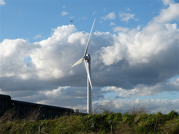 A Wind Turbine Picture Board by Ursula Keene