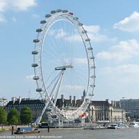 Buy canvas prints of London Eye by Ursula Keene