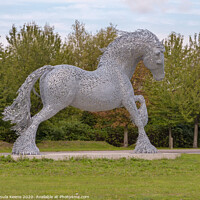 Buy canvas prints of The COB sculpture by Andy Scott by Ursula Keene