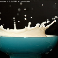 Buy canvas prints of Milk Splash by Barbara Ambrose
