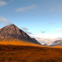 Buy canvas prints of Morning in Glencoe by Andrew Cundell