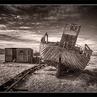Buy canvas prints of Dungeness Boat. by Tracy Hughes