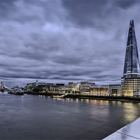 Buy canvas prints of LONDON SHARD TOWER BRIDGE by Robert  Radford