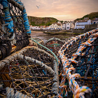 Buy canvas prints of Cod and Lobster Staithes by nick coombs
