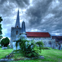Buy canvas prints of St.Marys Church, West Malling by Terry Luckings