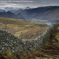Buy canvas prints of View to Borrowdale by Beverley Middleton