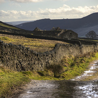 Buy canvas prints of Footpath to Grassington by Beverley Middleton