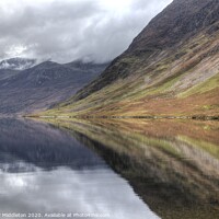 Buy canvas prints of Crummock water reflection by Beverley Middleton