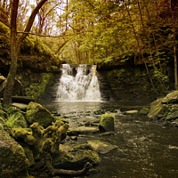 Buy canvas prints of Goit stock falls by Beverley Middleton