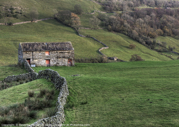 Angram barn Swaledale North Yorkshire Picture Board by Beverley Middleton