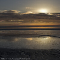 Buy canvas prints of Late afternoon sun on Arnside estuary by Beverley Middleton