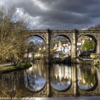 Buy canvas prints of Knaresborough from the river by Beverley Middleton