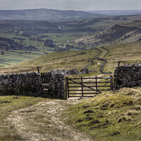 Buy canvas prints of Top Mere Road from Kettlewell by Beverley Middleton