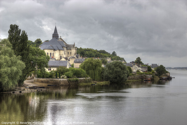 Candes-saint-martin, Loire Valley Picture Board by Beverley Middleton
