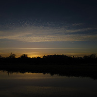 Buy canvas prints of  Norfolk Sunset by Gordon Holmes