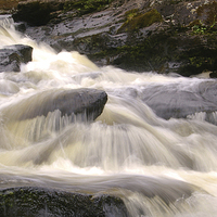 Buy canvas prints of  Waterfall by Gordon Holmes